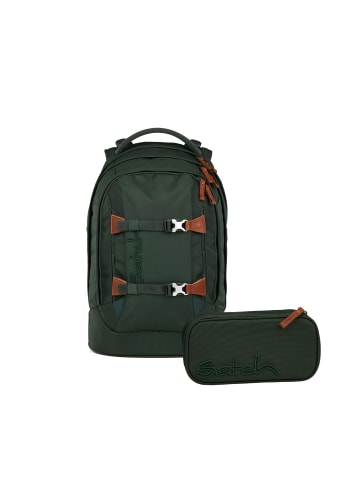 Satch Schulrucksack-Set PACK Nordic Forest Green 2-teilig in Grün
