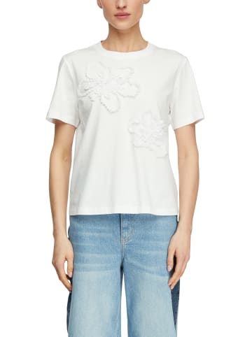 comma T-Shirt in weiß