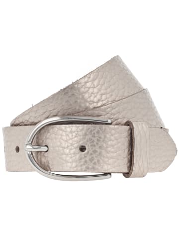 Vanzetti Gürtel Leder platingold-metallic