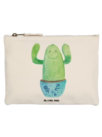 Mr. & Mrs. Panda Pouch Kaktus Happy ohne Spruch in Weiß