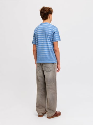 JACK & JONES Junior gestreiftes T-Shirt JORNORREBRO in marina