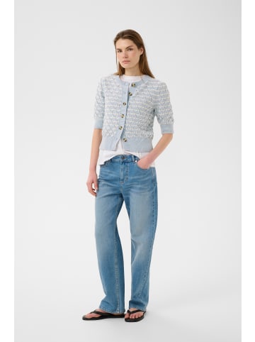 InWear Strickjacke BalettaIW Relaxed fit in Light Blue Stripes