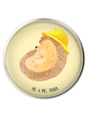Mr. & Mrs. Panda Waschbecken Ablaufstopfen Igel Beten ohne Spruch in Gelb Pastell
