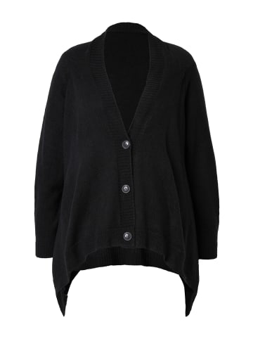 MIAMODA Strickjacke in schwarz