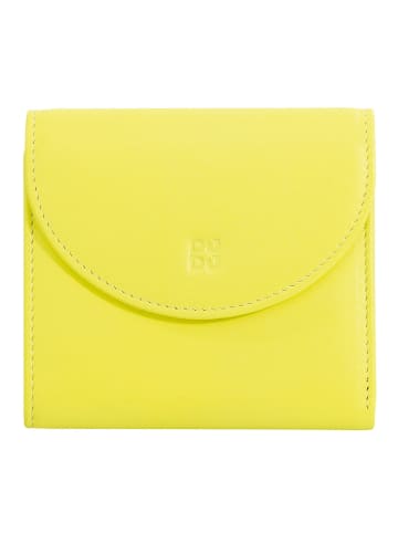 DuDu Malaita Geldbörse Leder 11 cm in citrus yellow