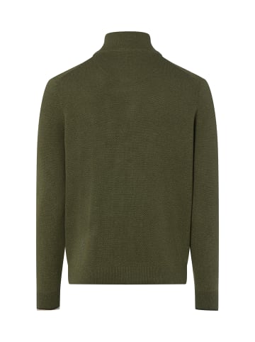 Nils Sundström Strickjacke in oliv - 0002