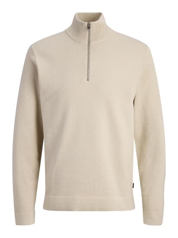 Jack & Jones Sweatshirt mit halbem Reißverschluss in Ancient Scroll