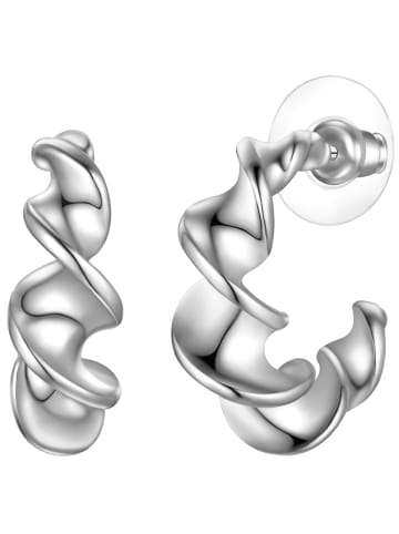 Yokoamii Creolen aus Metall-Legierung in silber