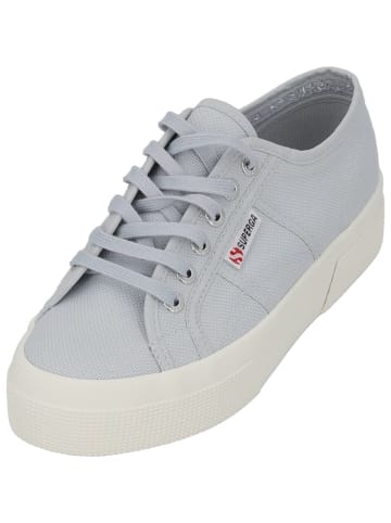 Superga Schnürschuhe in grey lilla favorio