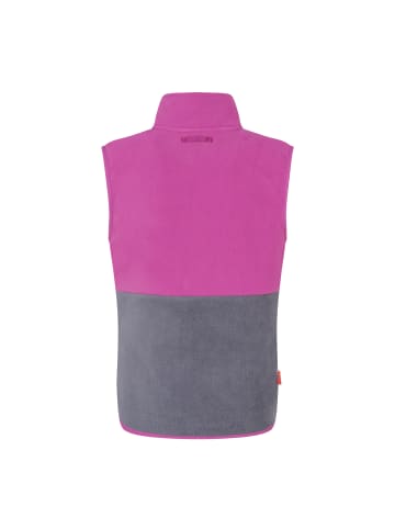 Trollkids Fleeceweste Kjerag in fresh berry/graphite