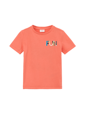 s.Oliver T-Shirt kurzarm in Orange