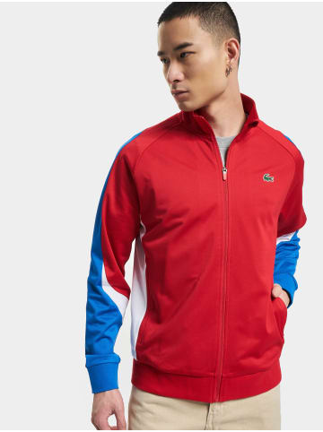 Lacoste Cardigan in red/marina-white