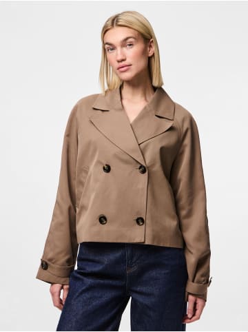 Pieces Trenchcoat in Brown Lentil
