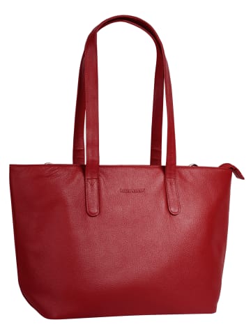 Bruno Banani Shopper echt Leder in rot