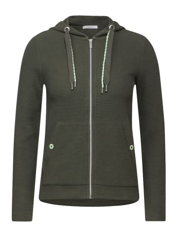 Cecil Kapuzen Sweatjacke in Grün