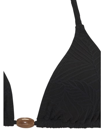 LASCANA Triangel-Bikini-Top in schwarz