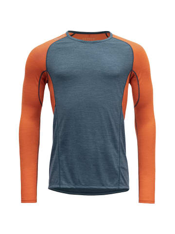 DEVOLD Langarmshirt M RUNNING MERINO 130 SHIRT in Rauchblau