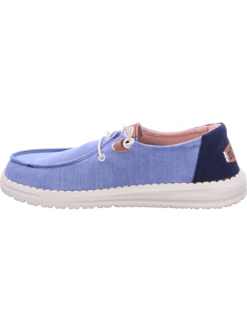 Hey Dude Slipper Wendy Chambray Boho in blau