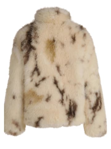 Zero Plüschjacke in Cream/Brown