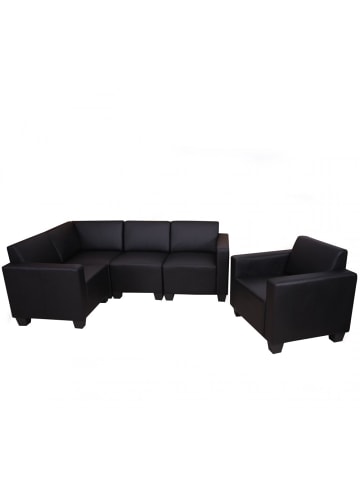 MCW Modular Sofa-System Moncalieri 4-1, Schwarz