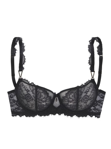 LASCANA Balconette-BH in schwarz