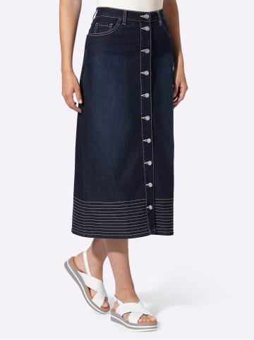 Heine Jeans-Rock in dark blue