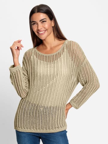 Heine 3/4 Arm-Pullover in sand