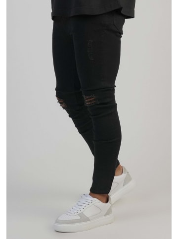 SikSilk Jeans Distressed Skinny - Skinny Fit - in Black