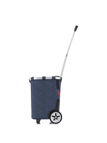 Reisenthel carrycruiser - Einkaufstrolley 47.5 cm (forest gold) in herringbone dark blue