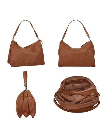 Samantha Look Umhängetasche in cognac