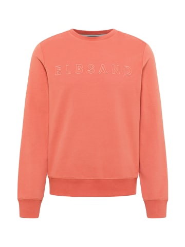 ELBSAND Sweatshirt Jona in Brick Red