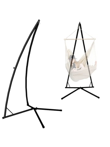 AMANKA Hängestuhlgestell HSG-130 schwarz schwarz