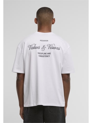 PEGADOR PEGADOR PEGADOR Bronson Oversized T-Shirts in white