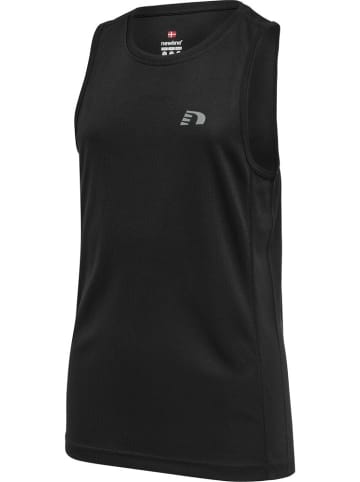 Newline Shirt "Kids Core Running Singlet" in Schwarz