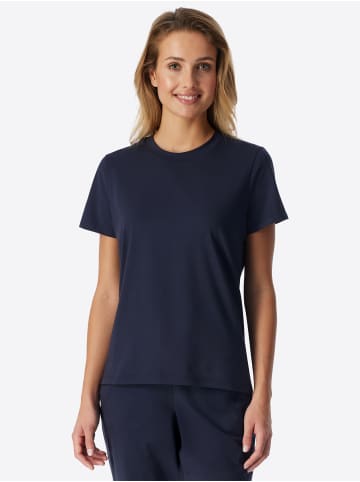 Schiesser Pyjamaoberteil Mix Relax in deep blue
