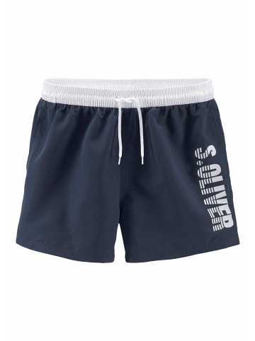 S. Oliver Badeshorts in marine (Kurzgröße)