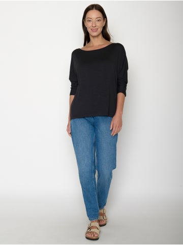 GreenBomb Longsleeve Basic in Schwarz
