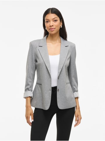 Vila Blazer in Light Grey Melange