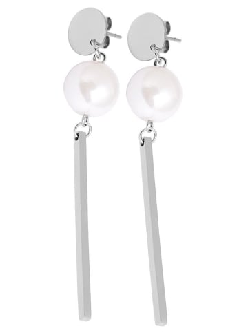 Adeliás Damen Ohrringe – Ohrstecker aus Edelstahl in silber