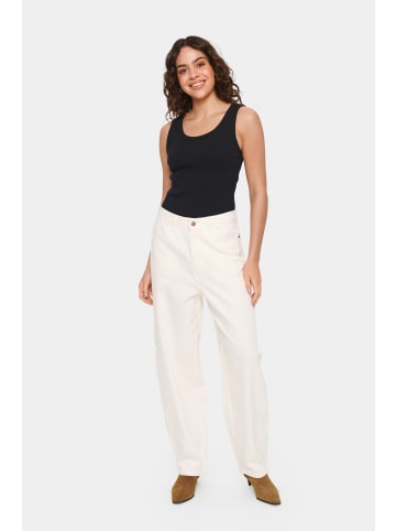 SAINT TROPEZ Jerseytop AsterSZ Slim fit in Black