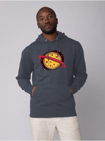 wat? Apparel Sweatshirt Pizza Planet in India Ink Grey