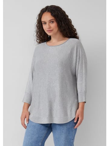 QS Strickpullover in 9400_grau meliert