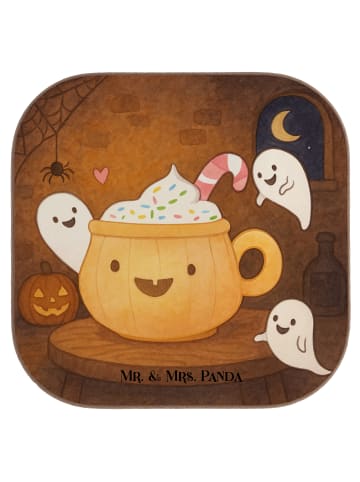 Mr. & Mrs. Panda Untersetzer Glas Kaffee Gespenst Design ohne Sp... in Weiß