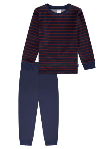 Schiesser Schlafanzug Nightwear in Dunkelblau