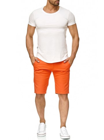 Arizona-Shopping Chino Capri Shorts Kurze Bermuda Sommer Hose Fredy & Roy in Orange