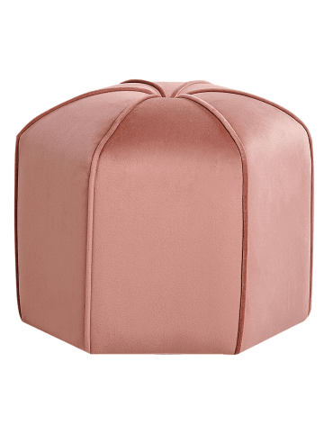 Beliani Pouf WISHEK in Rosa - (W) 45 x (H) 40 x (L) 45 cm