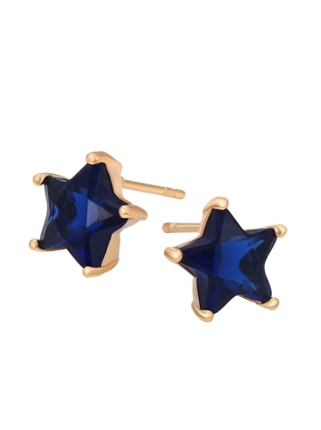 NAEMI Women Earrings in Rose Gold Navy
