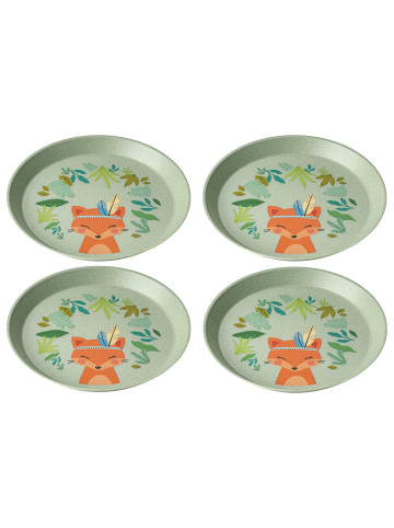 koziol CONNECT PLATE HARRY - Kleiner Teller 205mm Set in organic green