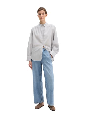 Marc O'Polo Streifen-Bluse relaxed in Light Blue