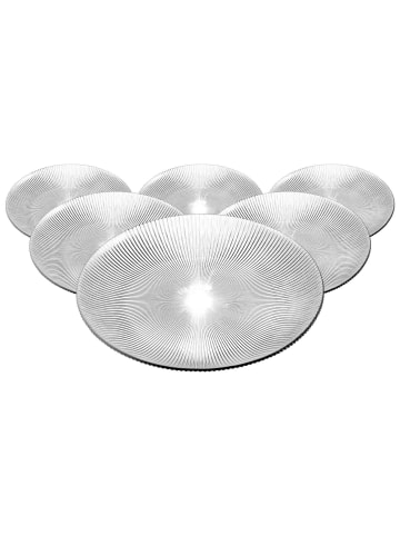 Ritzenhoff & Breker 6er Set Speiseteller Unico ø 27 cm in transparent